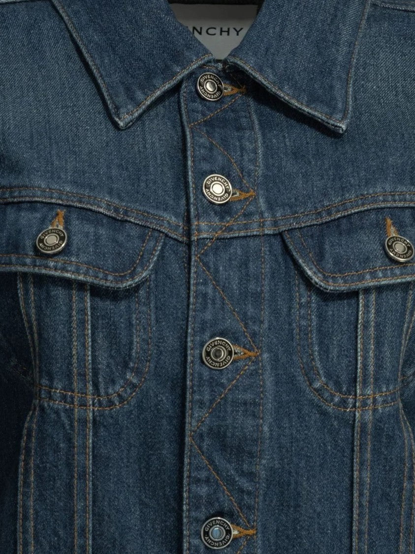 Givenchy Cotton Regular Button-Down Denim Jacket