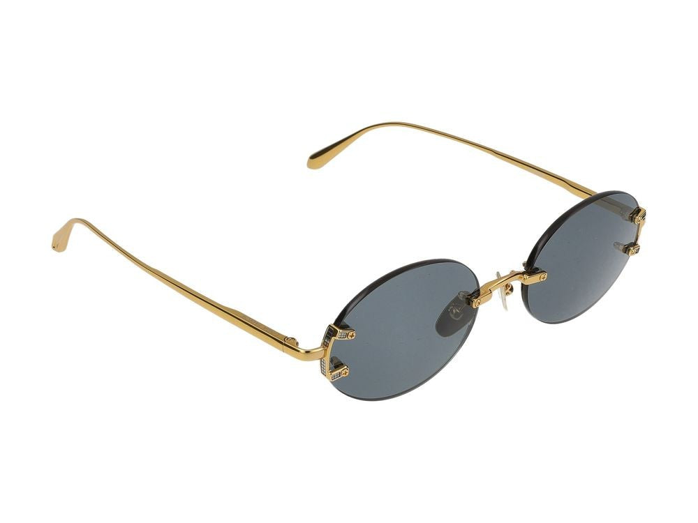 Linda Farrow Sunglasses Lfl1544 Stella C6 Yellow Gold/Light Gold 51/22/145