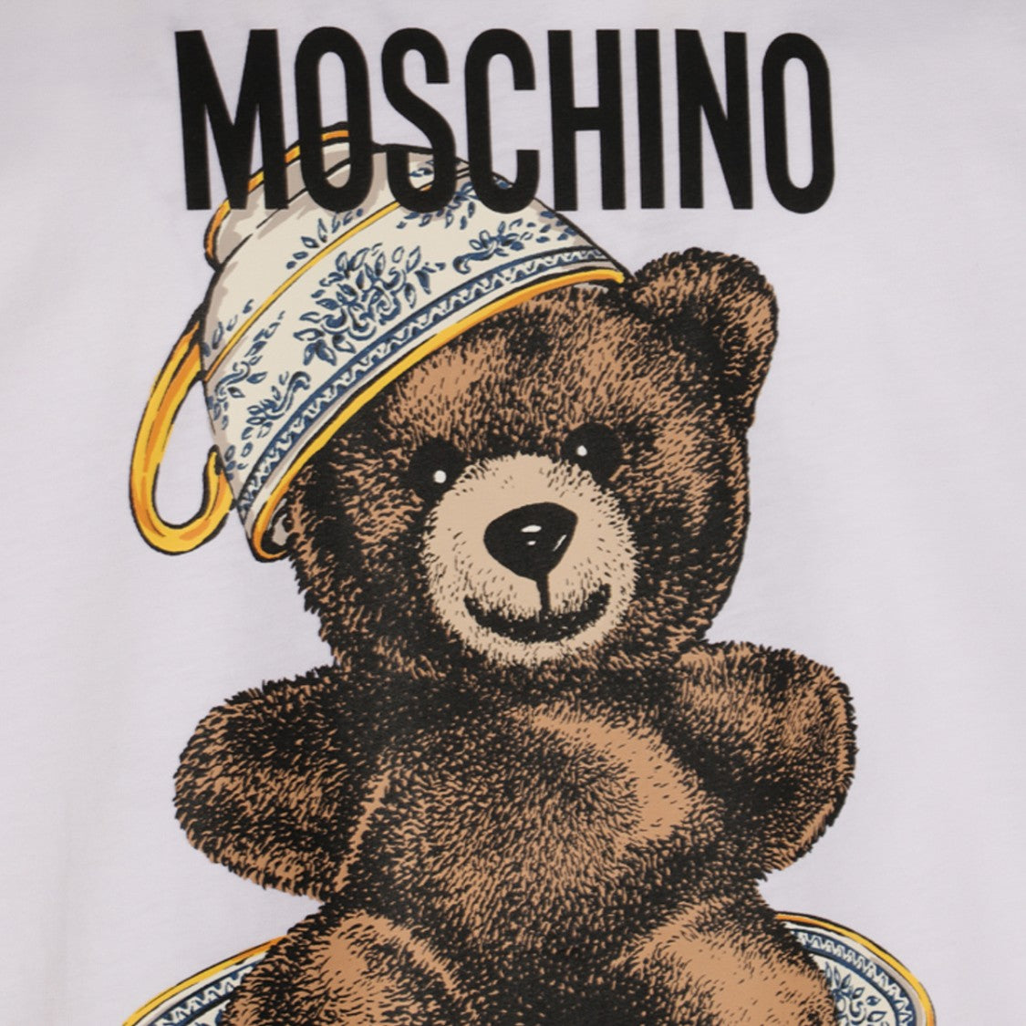 Moschino White Cotton T-Shirt
