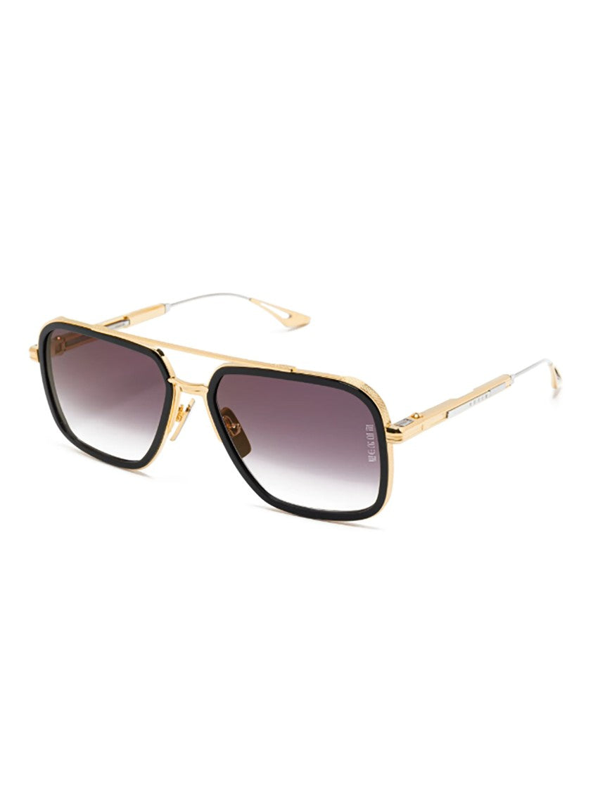 Dita Black Des021/A/01 Rectangular Metal Sunglasses