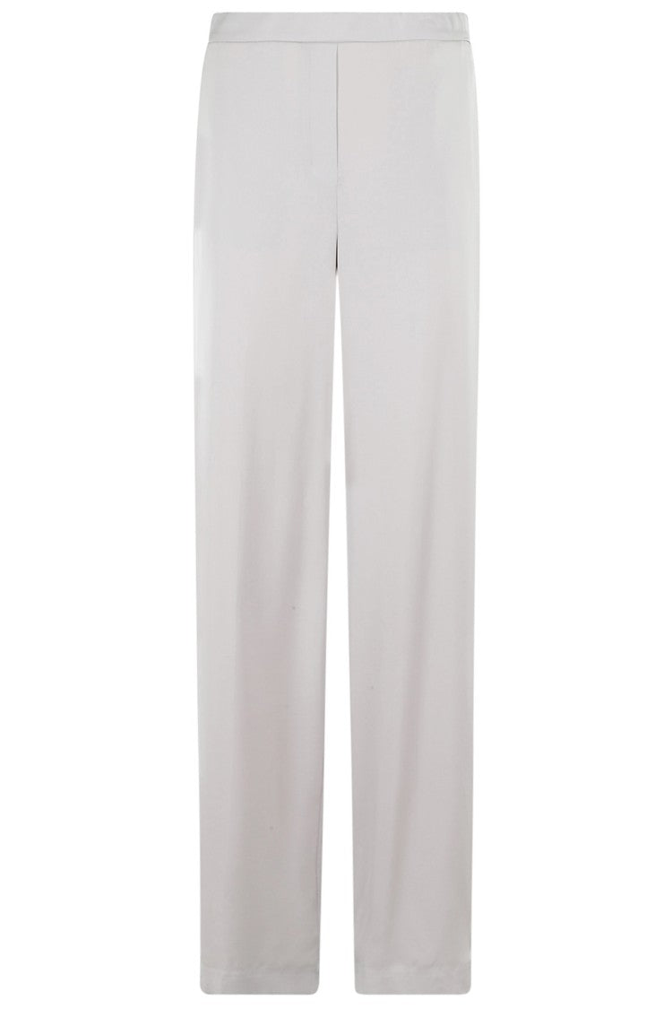 Theory Wide Pull-On Silk Trousers