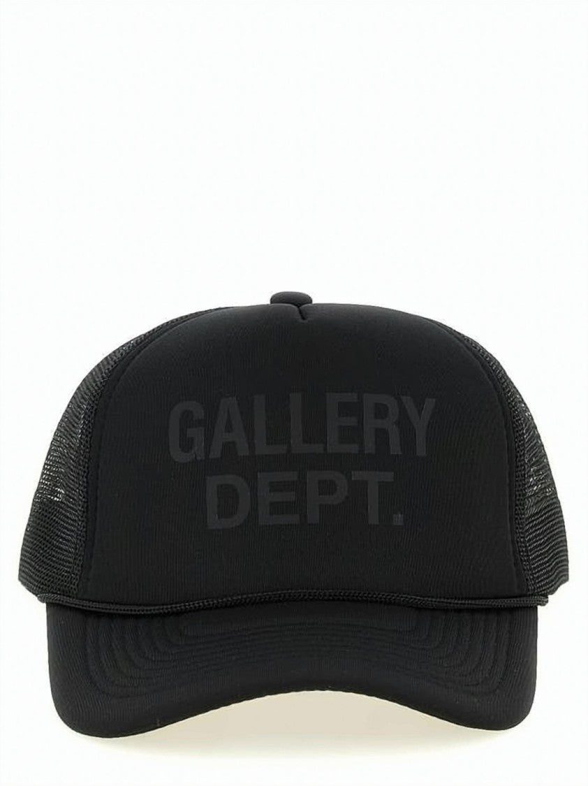 Gallery Dept. Structured Black Mesh Trucker Cap