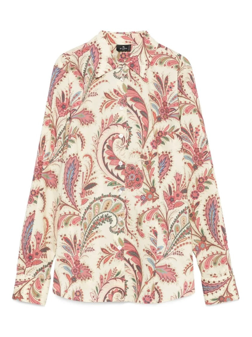 Etro Intricately Patterned Shirt With Classic Collar