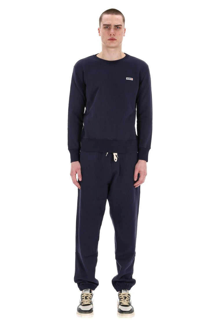 Autry Cotton Crewneck Sweatshirt With Logo
