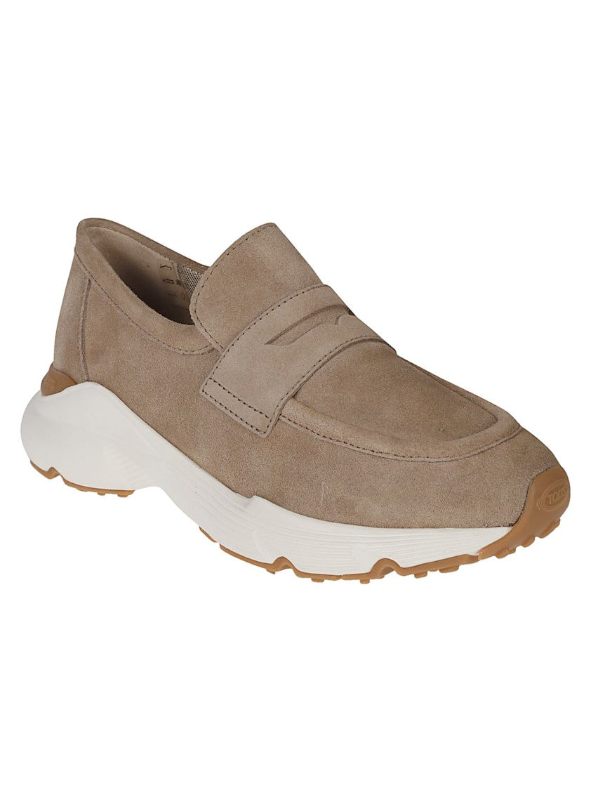 Tod's Suede Chunky Sole Loafers