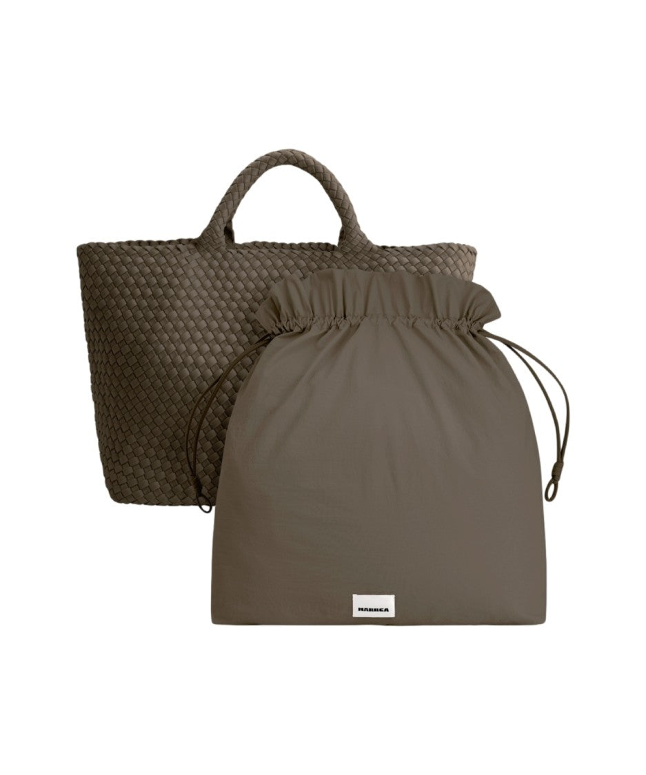 Marrea Neoprene Shopper Bag With Modern Woven Texture