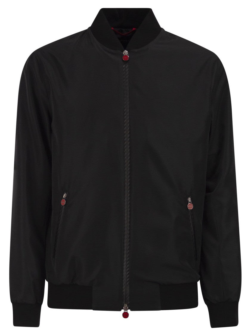 Kiton Sea - Bomber Jacket In Technical Fabric