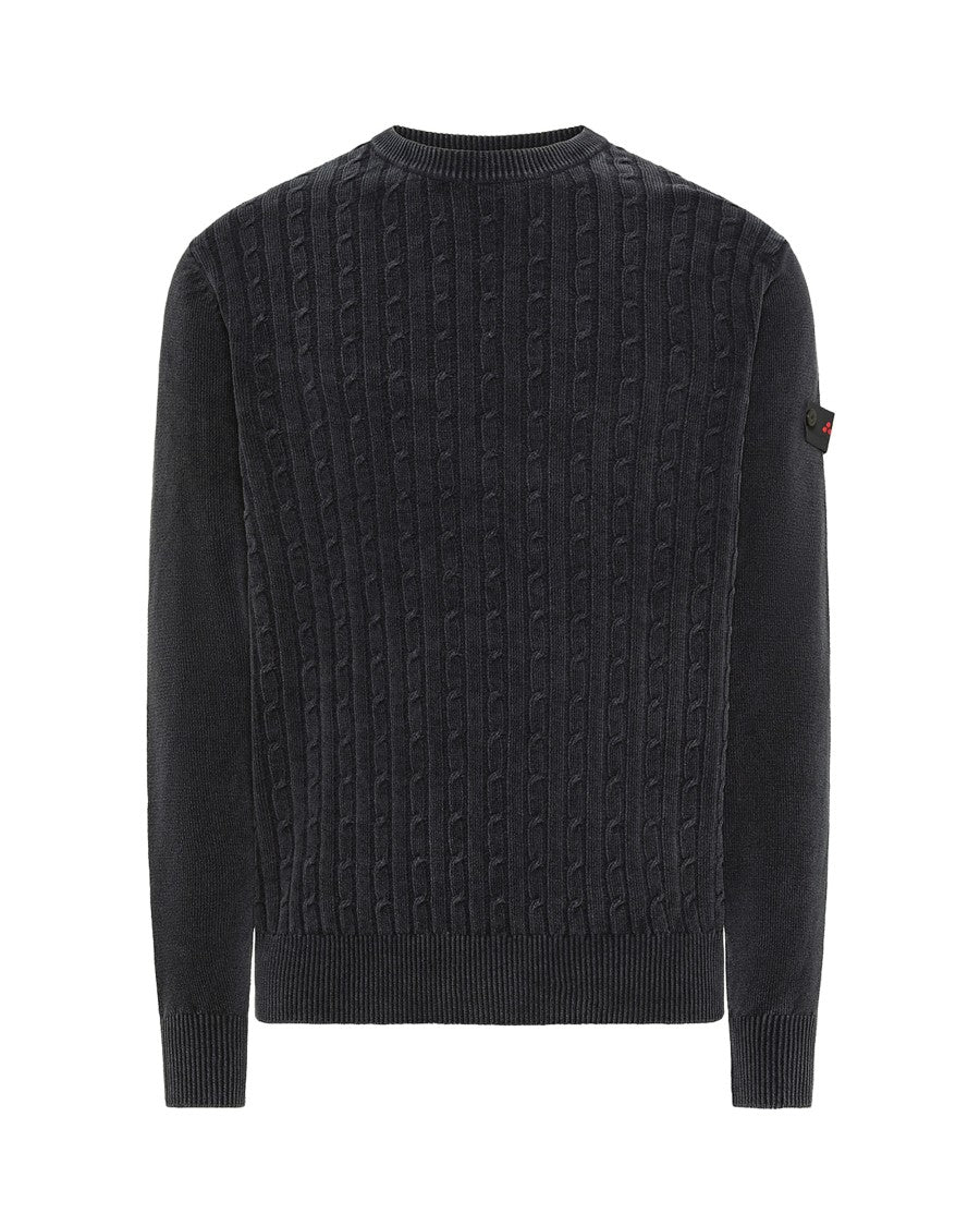 Peuterey Peuterey Cursa Cable Knit Chenille Sweater
