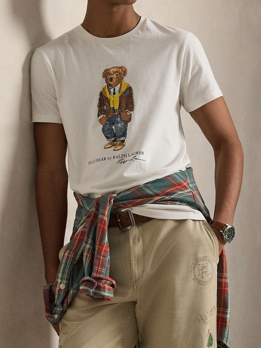 Polo Ralph Lauren Short Sleeve Graphic Bear Motif Tee