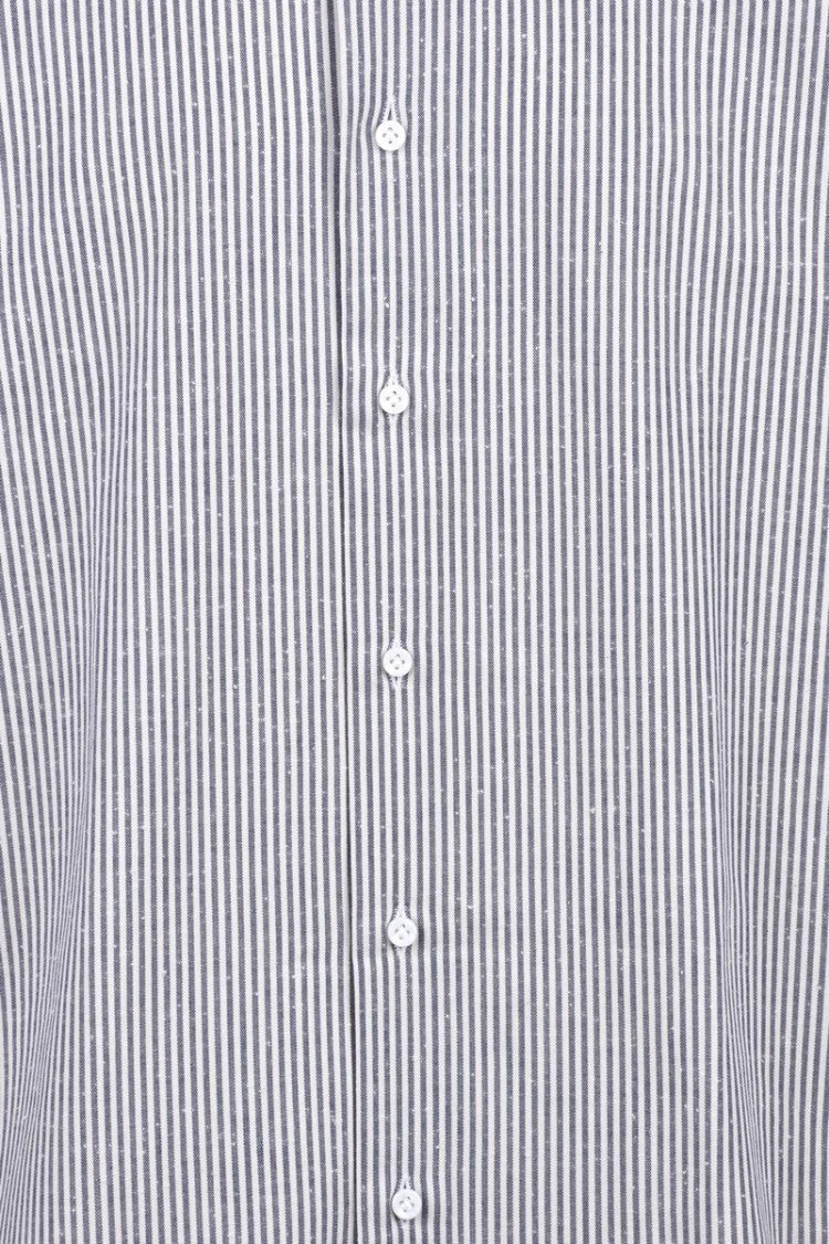 Carrel White/Blue Wool Shirt