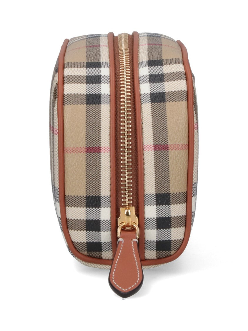 Burberry Logo Beauty Case – Brown