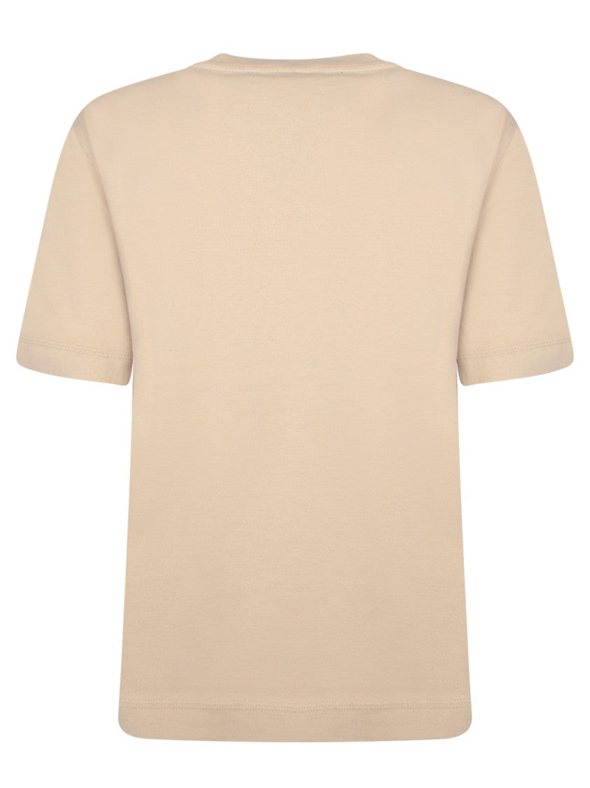 Burberry Beige Cotton T-Shirts
