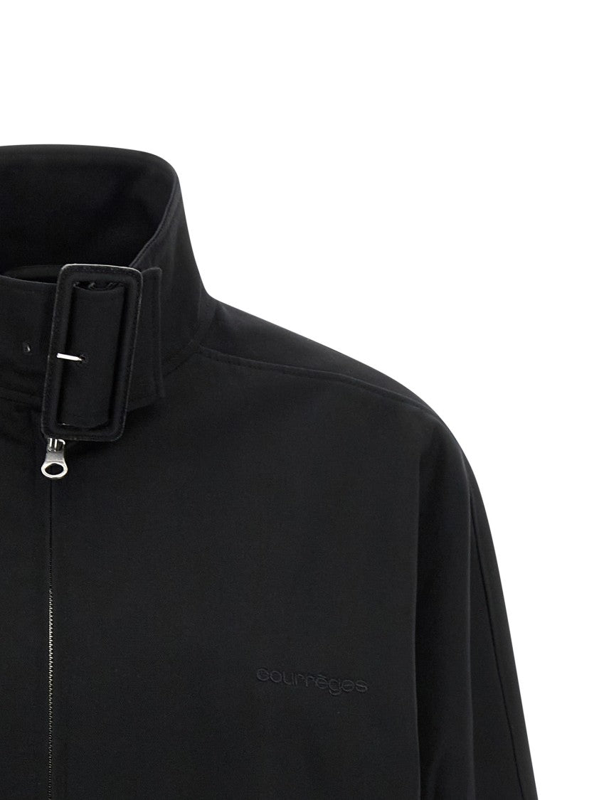 Courrèges 'Buckle Zipped Bomber' Jacket