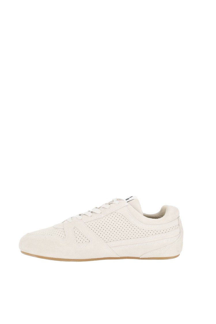 Isabel Marant Sennyh Perforated Suede Low-Top Sneakers