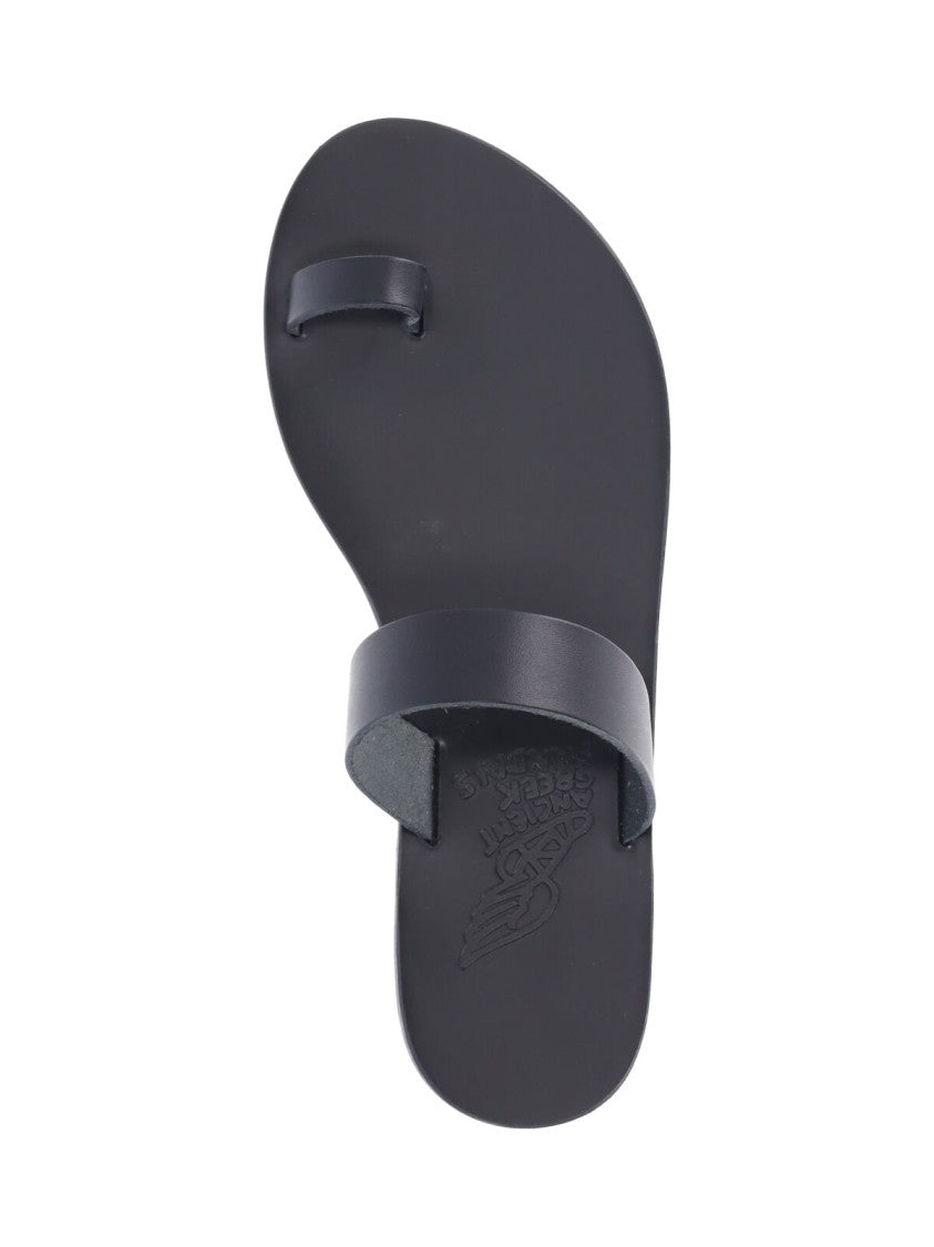 Ancient Greek Sandals "Thalia" Sandals – Black