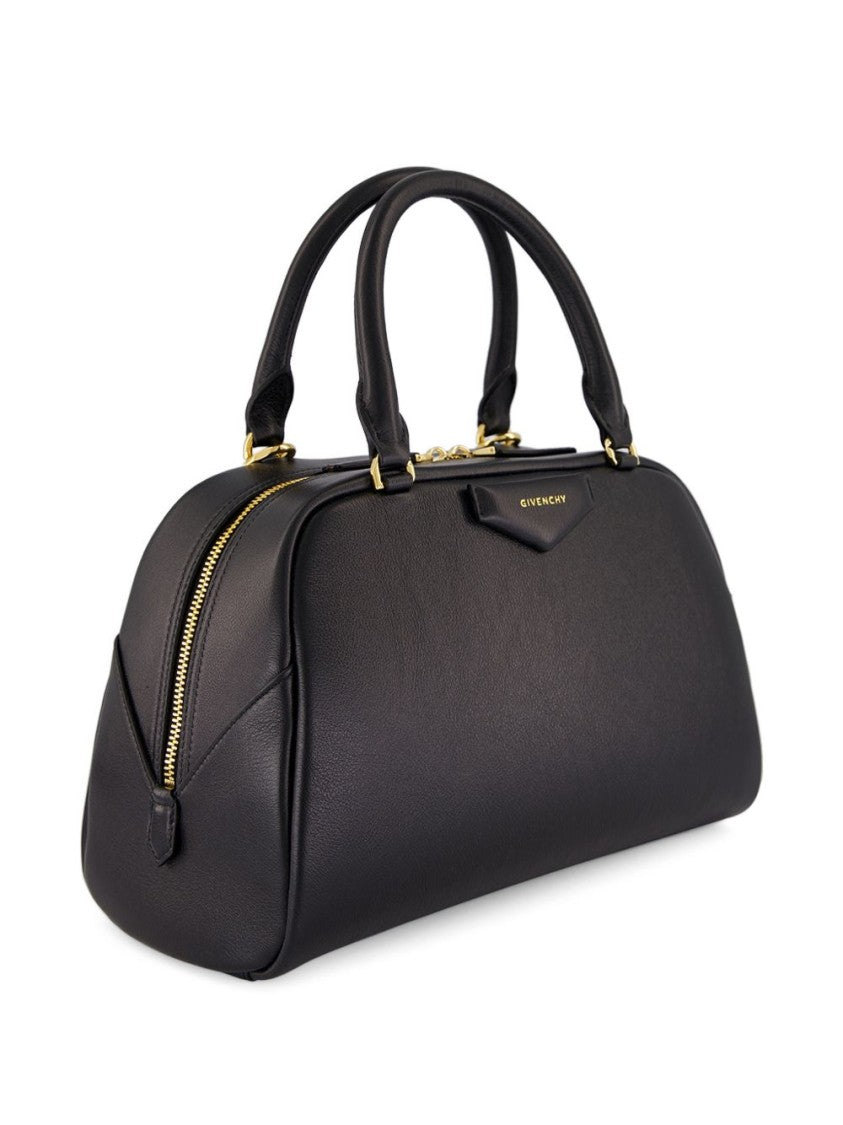 Givenchy Structured Handbag With Gold-Tone Accents And Versatile Design