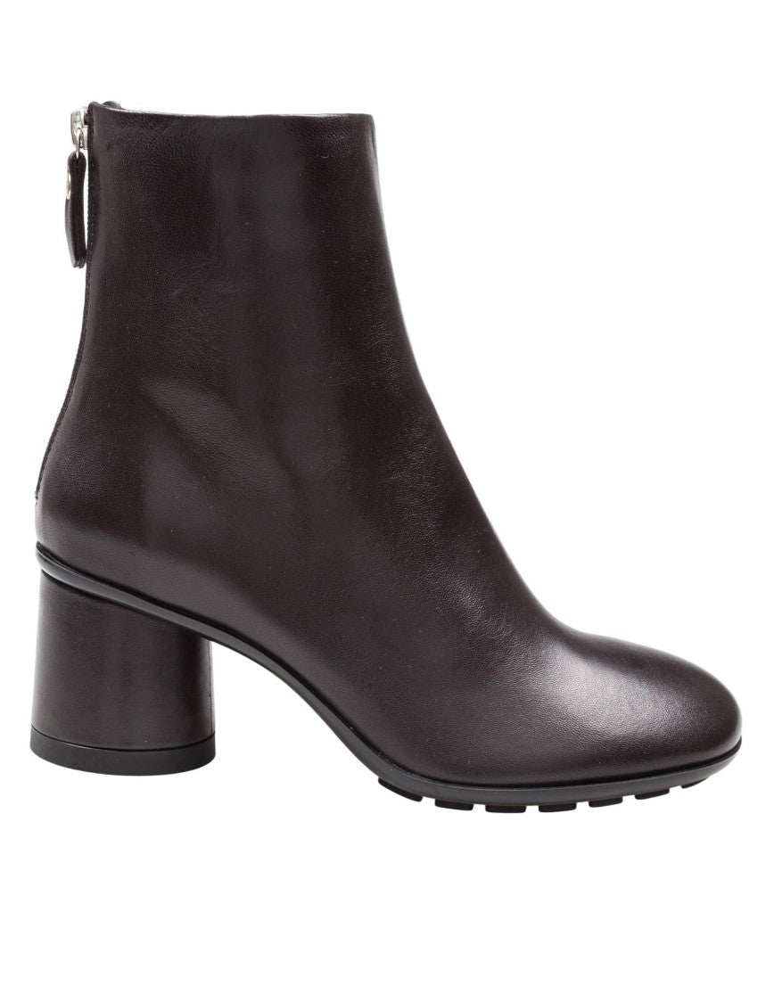 Agl Softy Curvy Leather Ankle Boots