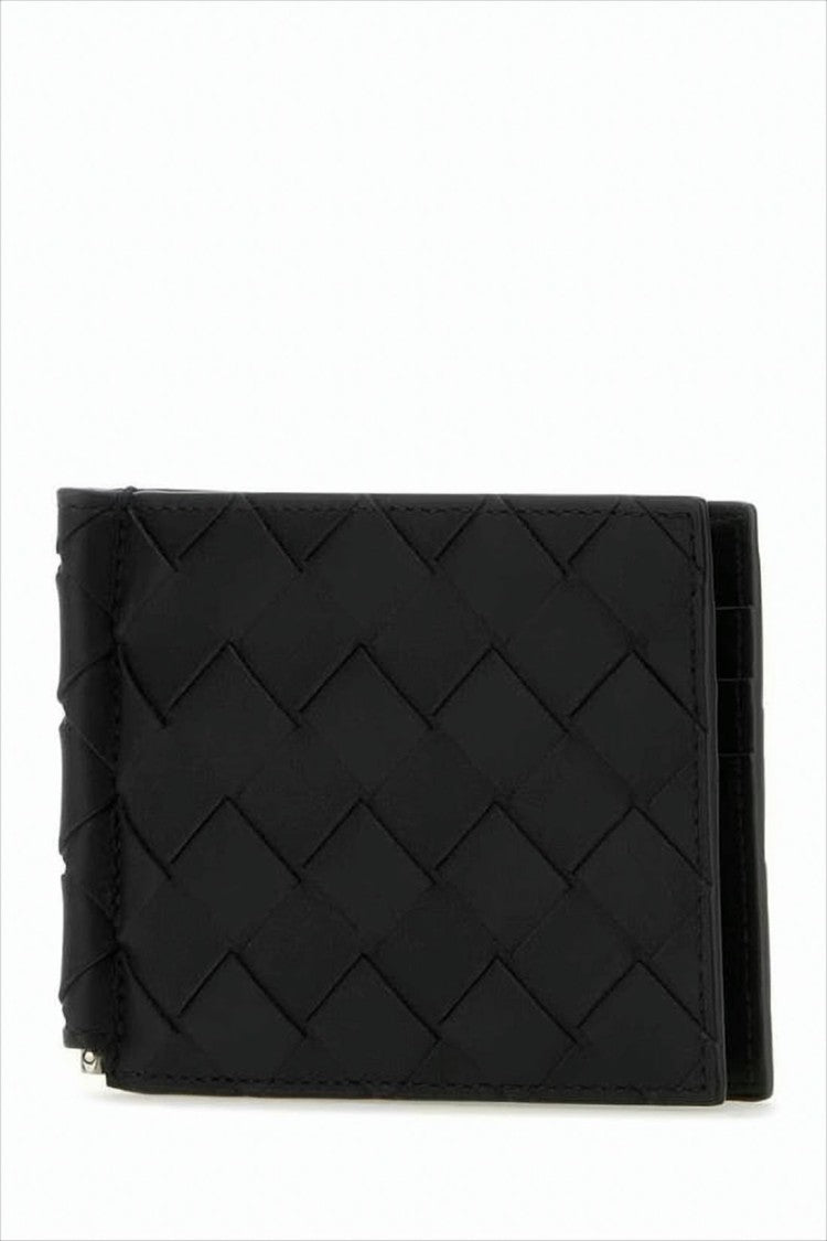 Bottega Veneta Rectangular Woven Card Wallet