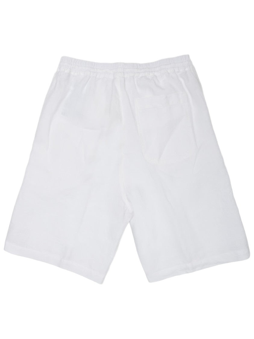 120% Lino Linen Relaxed Fit Drawstring Shorts