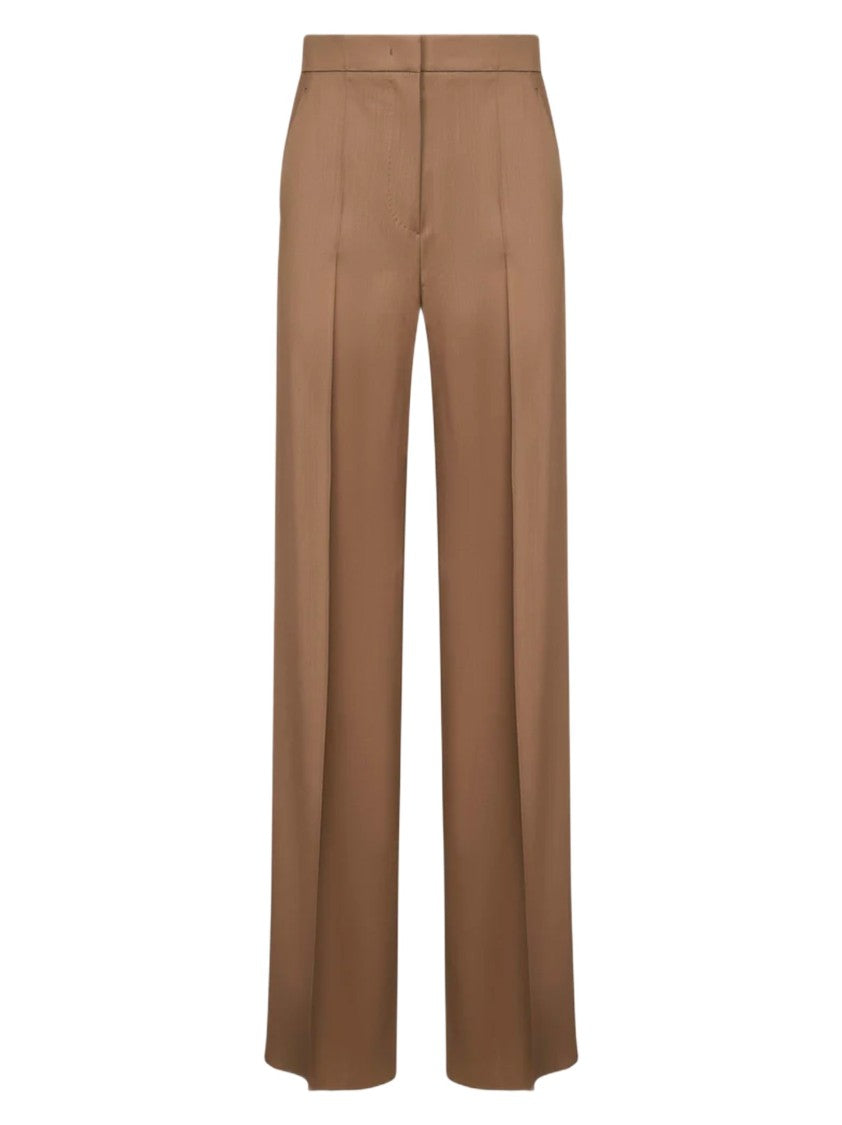 Max Mara Wide-Fit Trousers In Lightweight Pure Wool