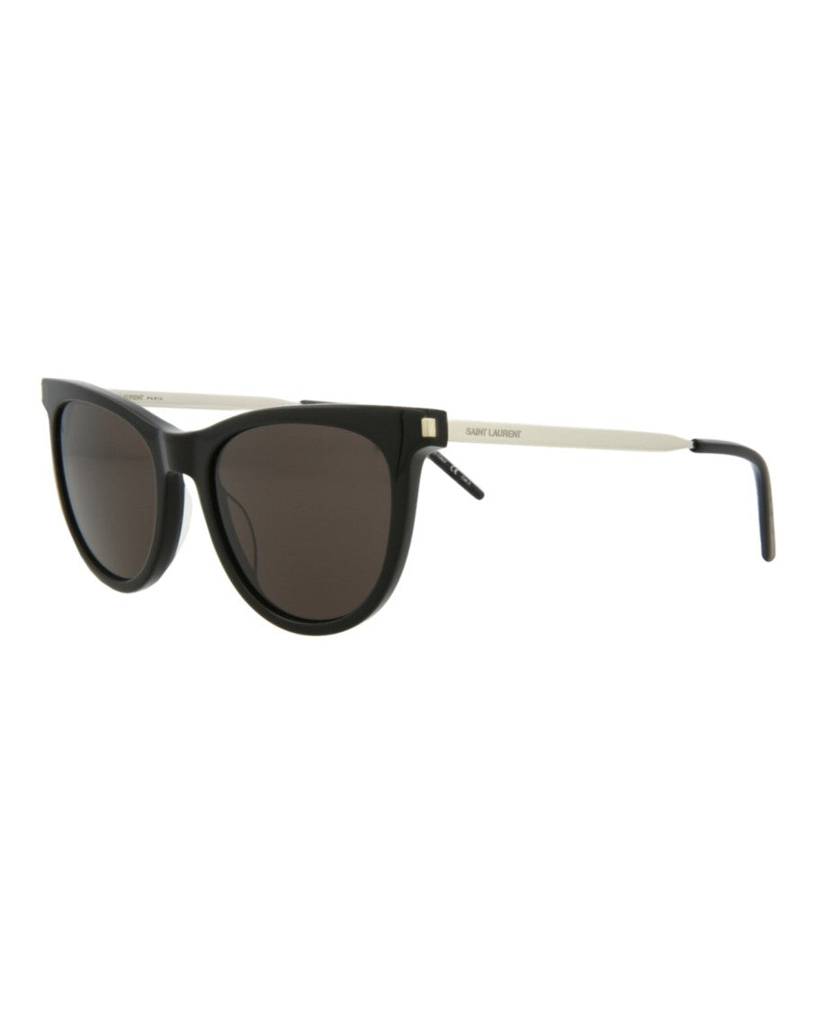 Saint Laurent Cat Eye-Frame Acetate Sunglasses With Metal Temples