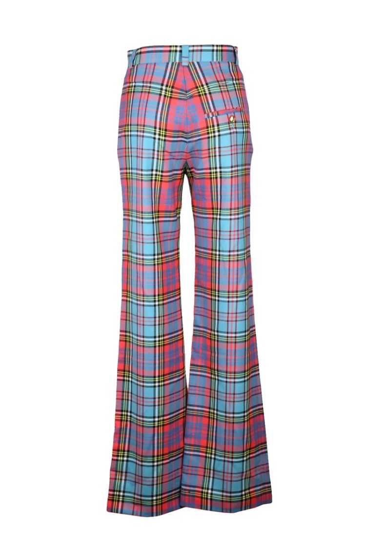 Vivienne Westwood Virgin Wool Trousers - Blue/Red