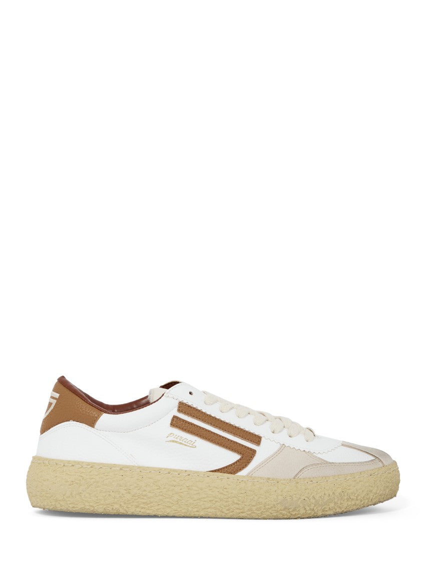 Puraai Classic Vintage-Style Sneakers In Vegan Leather