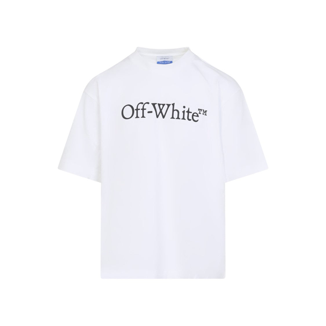 Off-White Minimalist White Cotton T-Shirt With Bold Logo