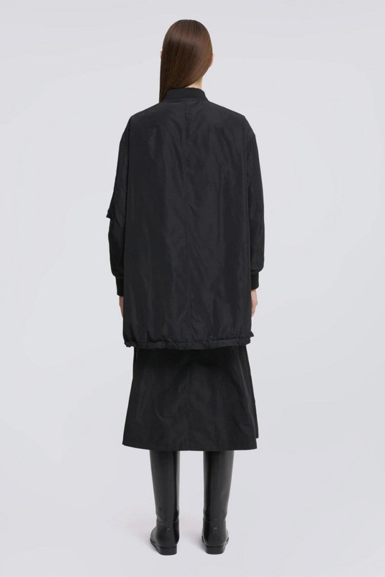 Aspesi Black Bombo Re Zip-Front Bomber Jacket