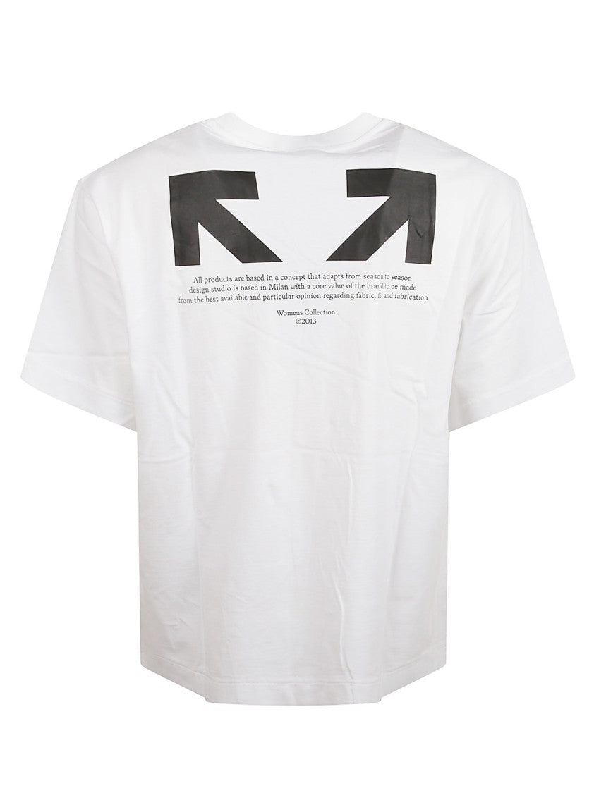 Off-White Half Arrow Graphic Cotton Jersey T-Shirt