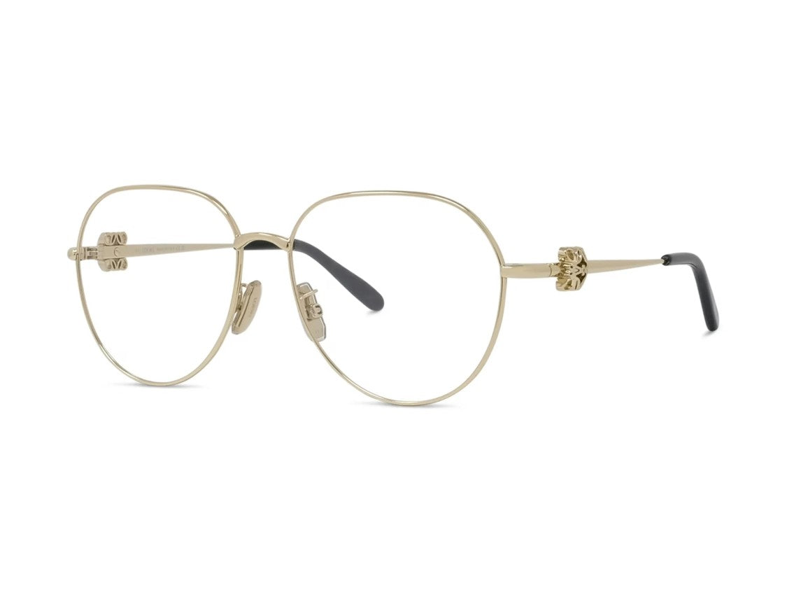 Loewe Gold Lw50124u Aviator Metal Sunglasses