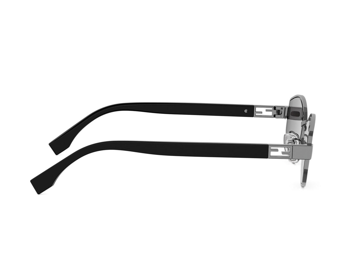 Fendi Dark Fe40216u Geometric Sunglasses