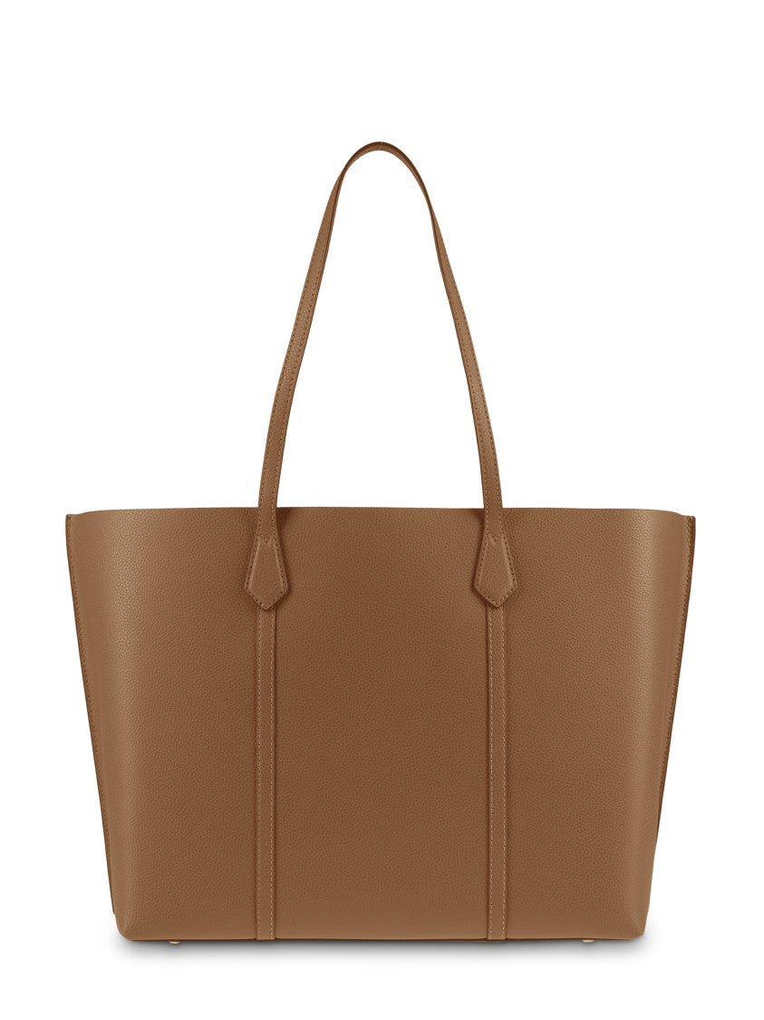 Tory Burch Triple-Compartment Tote With Textured Exterior And Design