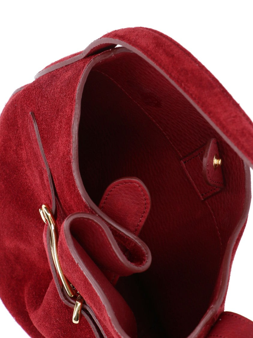 Liffner Mini "Belted Bag" Bucket Bag – Red