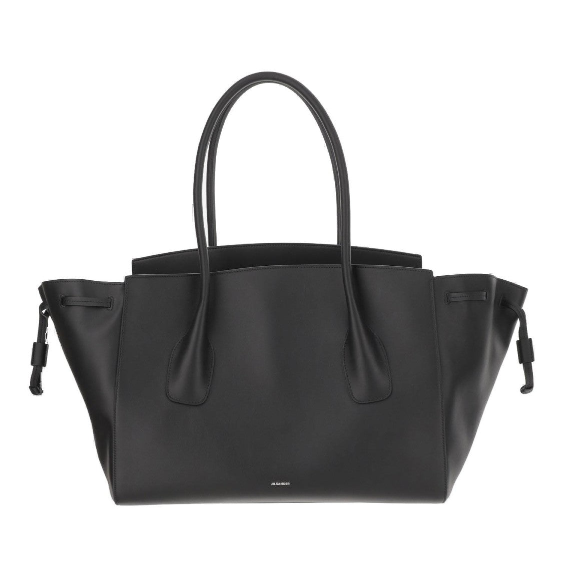 Jil Sander Structured Leather Shoulder Bag