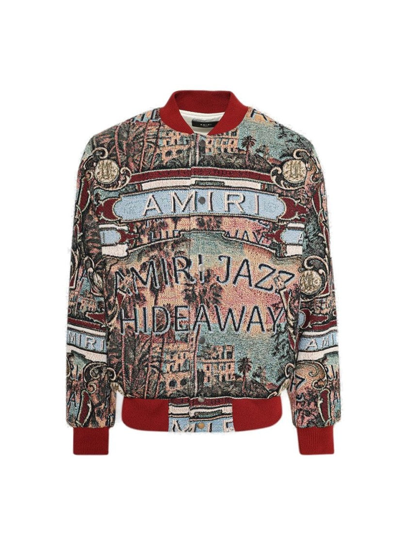 Amiri Jazz Hideaway Bomber Jacket Multicolor