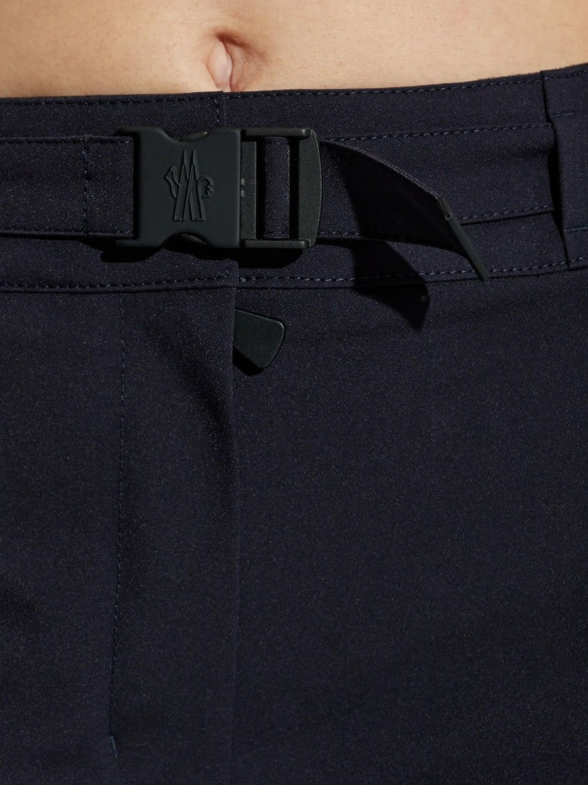 Moncler Grenoble Sleek High-Waist Ski Pants With Reinforced Details