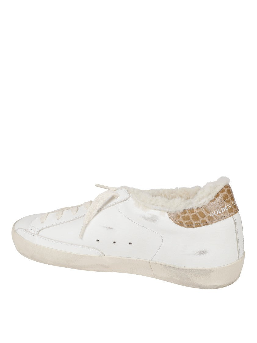 Golden Goose Low-Top Sneakers With Metallic Star Accents