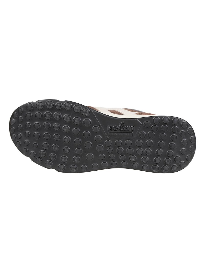Hogan Hyperlight Suede-Leather Low-Top Sneakers