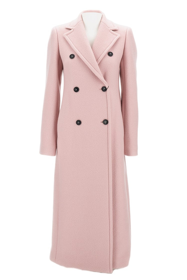 Sportmax Double-Breasted Coat With Masculine Lapel And Back Martingale