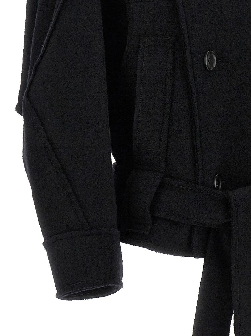 Issey Miyake 'Out Of A Cube' Short Coat