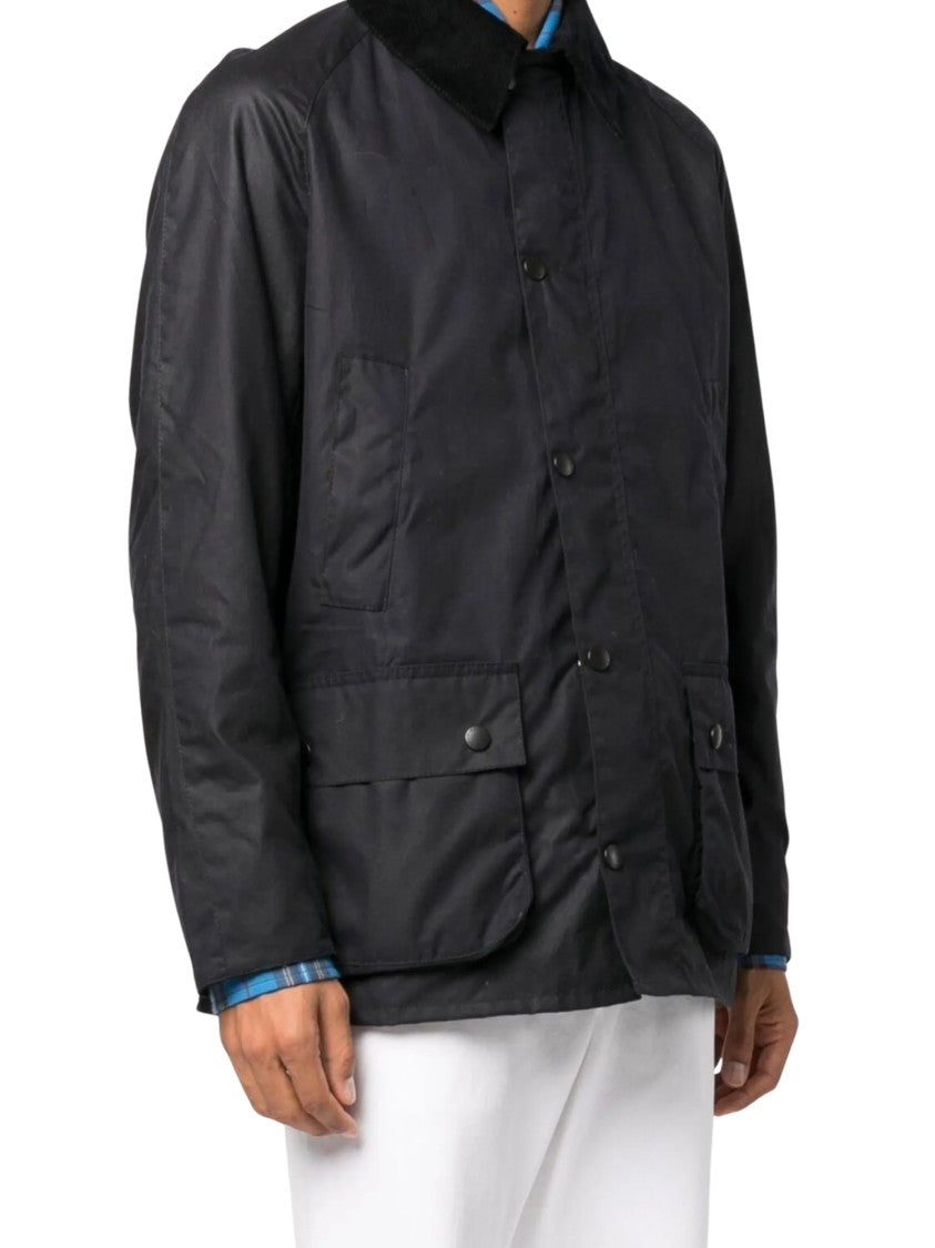 Barbour Ashby Corduroy Collar Snap-Button Cotton Jacket