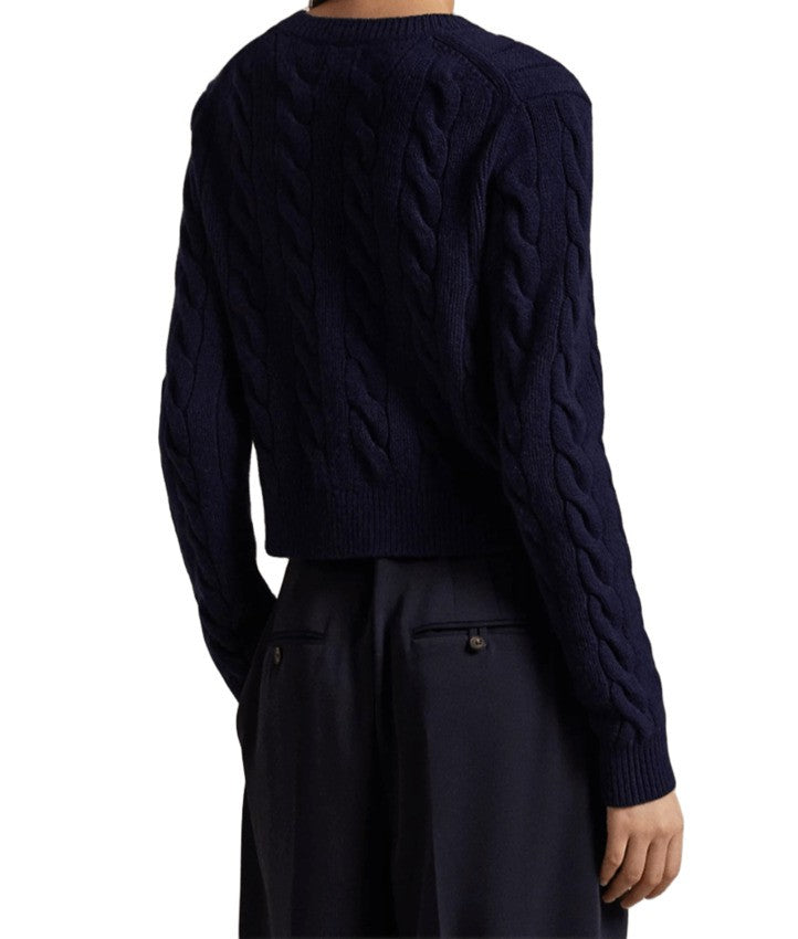Polo Ralph Lauren Cropped Knit Cardigan