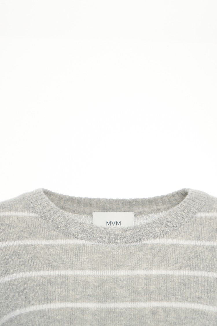 Mvm Striped Knit Sweater