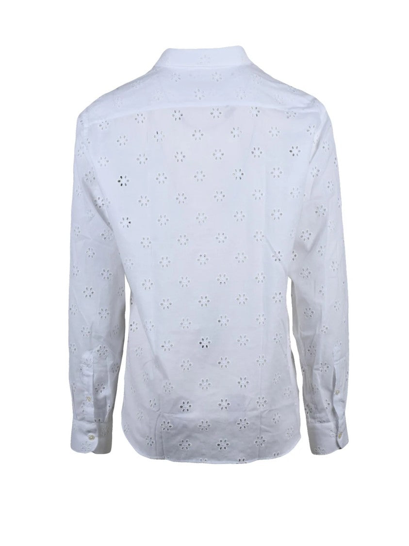Deuxieme White Cotton Shirt