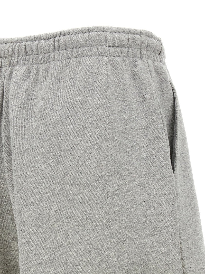 The Attico Double American Fleece Drawstring Shorts