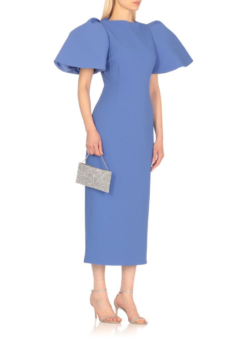 Solace London Blue Lora Midi Dress