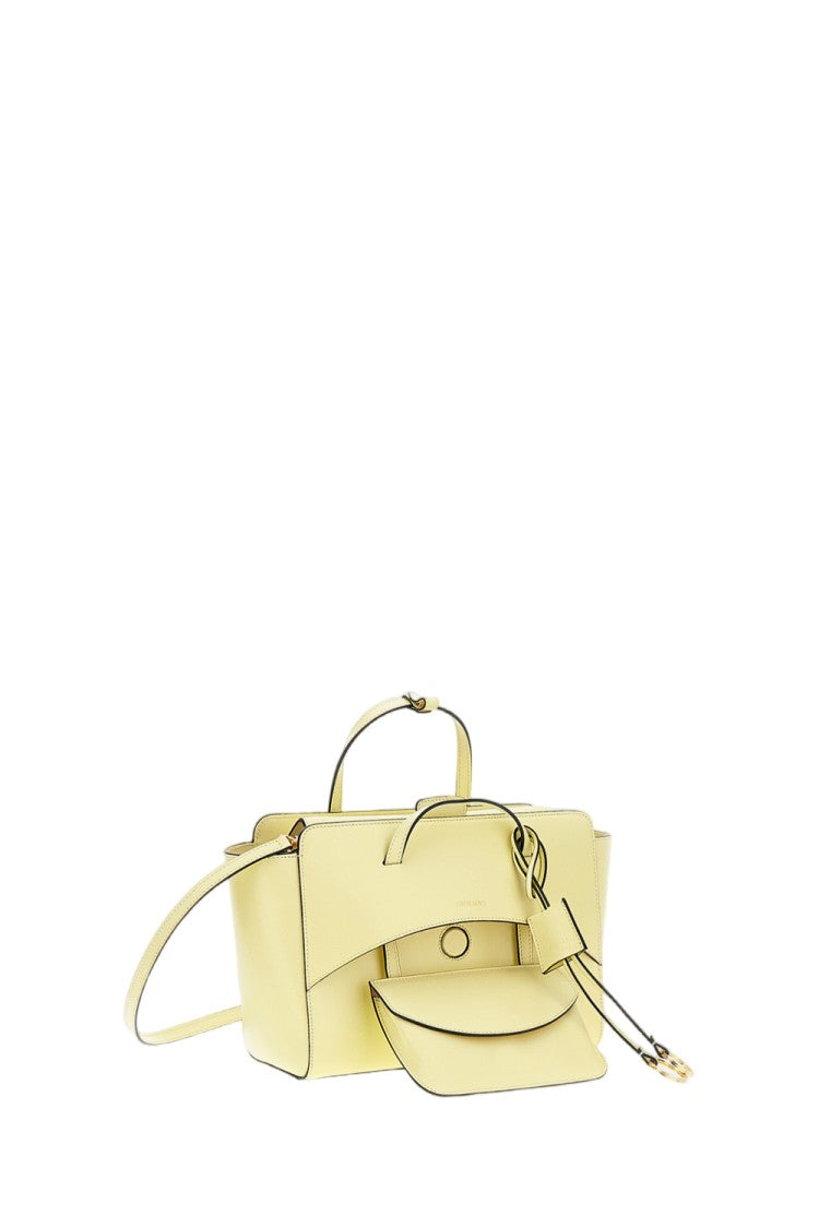 Hidesins Yellow Flap M Leather Crossbody Bag