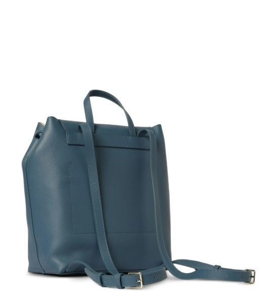 Coccinelle Textured Leather Backpack With Gold-Tone Details