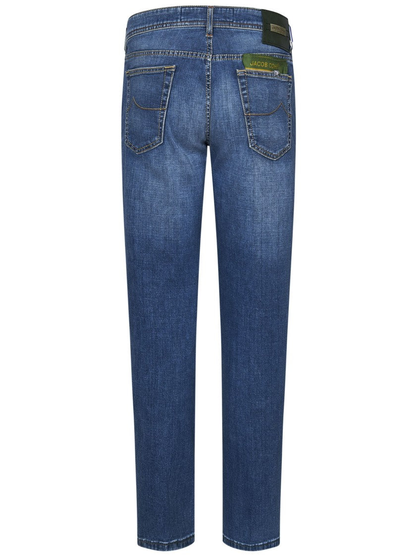 Jacob Cohen Slim-Fit Blue Jeans With Classic Five-Pocket Design